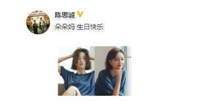 陈思诚为佟丽娅庆生