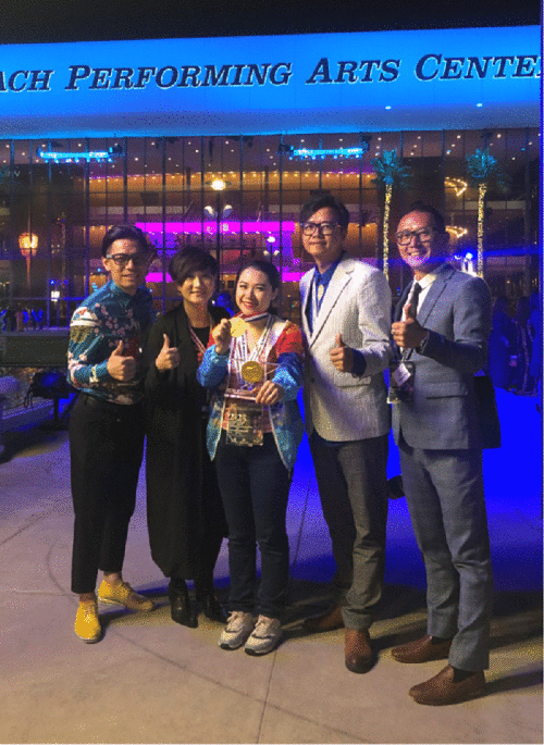 林健华携中国梦之队闯好莱坞创造历史新成绩