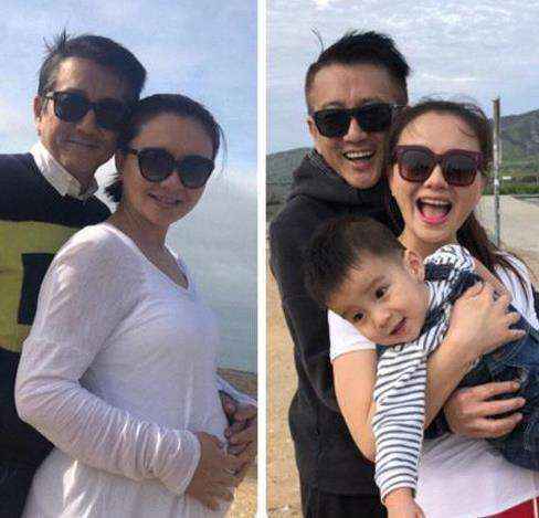 孙茜与老公带宝宝故地重游 打卡幸福地标