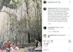 吴彦祖结婚10周年 晒出夫妻俩当时举行婚礼的旧照