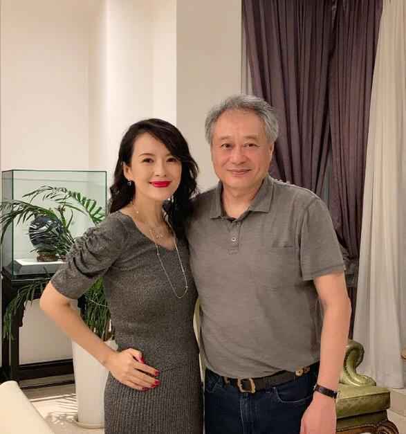 章子怡李安相聚