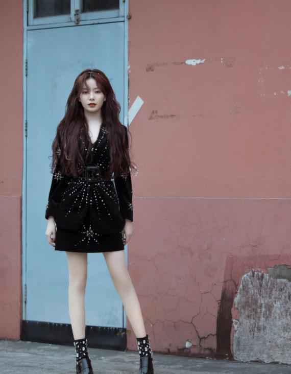 有种“袜腿”叫陈卓璇，明明没穿女团白袜，双腿却能白到透光