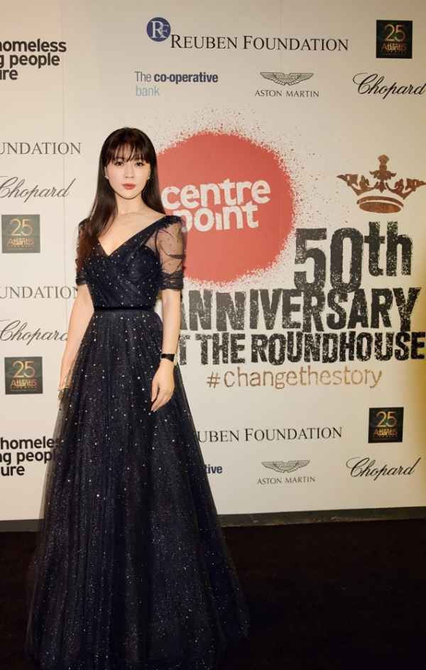 田海蓉出席伦敦Centrepoint成立50周年晚宴